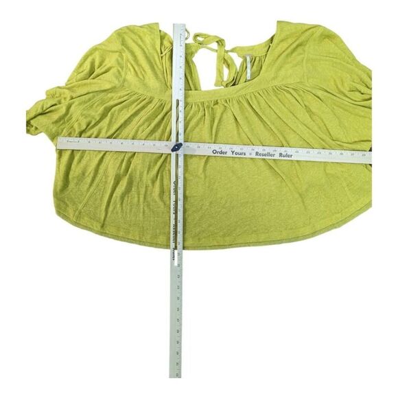 Free People Sun Setter Linen Top NWT - Picture 7 of 7